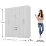 Guarda Roupa 7 Portas 1 Gaveta Austin Yescasa - 4