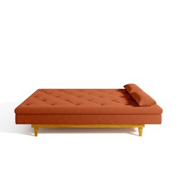 Sofá Cama 3 Lugares em Suede Tokio Yescasa - 6