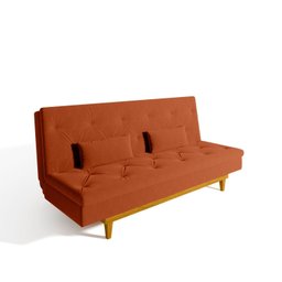Sofá Cama 3 Lugares em Suede Tokio Yescasa - 5