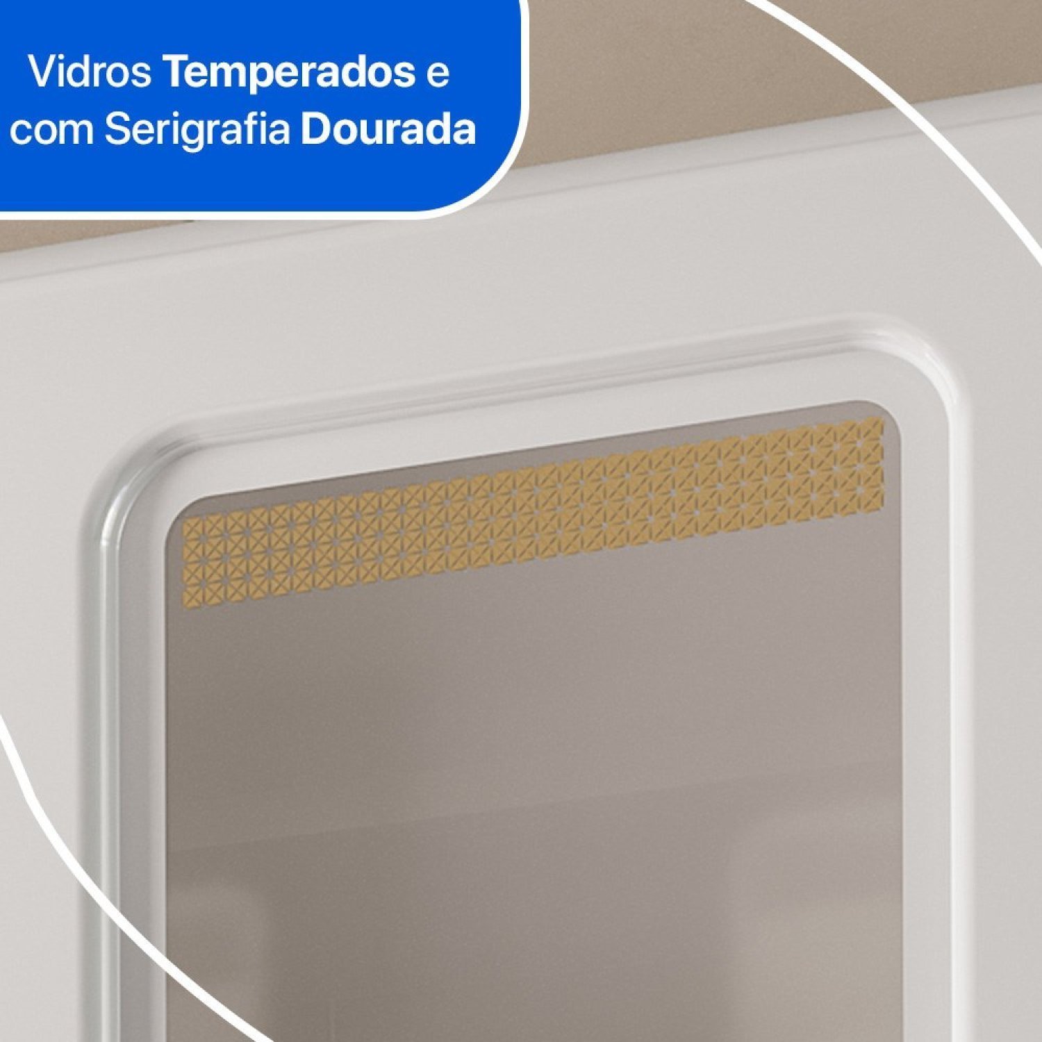 Cozinha de Aço Completa 5 Vidros com Balcão 14 Portas 3 Gavetas Ágata - 6