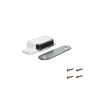 Fecho Magnético Imã para Portas Armários - Kit com 10 Un - Branco - 1