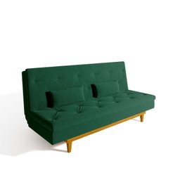 Sofá Cama 3 Lugares em Suede Tokio Yescasa - 5