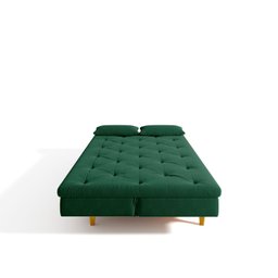 Sofá Cama 3 Lugares em Suede Tokio Yescasa - 8