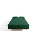 Ver mais imagens de Sofá Cama 3 Lugares em Suede Tokio Yescasa Verde