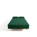 Ver mais imagens de Sofá Cama 3 Lugares em Suede Tokio Yescasa Verde
