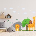 Ver imagem 1 de Adesivo De Parede Decorativo Infantil Safari na Savana