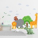 Ver imagem 2 de Adesivo De Parede Decorativo Infantil Safari na Savana