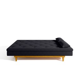 Sofá Cama 3 Lugares em Suede Tokio Yescasa - 6