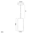 Ver imagem 3 de Lustre Pendente Moderno Bilboque Cilídrico Pq Br Fosco Cobre