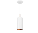 Ver imagem 2 de Lustre Pendente Moderno Bilboque Cilídrico Pq Br Fosco Cobre