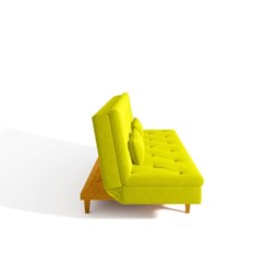 Sofá Cama Suede 3 Lugares Tokio Yescasa - 9