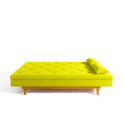Sofá Cama Suede 3 Lugares Tokio Yescasa - 5