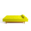Ver imagem 5 de Sofá Cama Suede 3 Lugares Tokio Yescasa