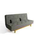 Ver imagem 7 de Sofá Cama 3 Lugares em Suede Tokio Yescasa Cinza