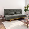 Sofá Cama 3 Lugares em Suede Tokio Yescasa - 1