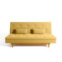 Ver mais imagens de Sofá Cama 3 Lugares em Suede Tokio Yescasa