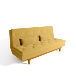 Sofá Cama 3 Lugares em Suede Tokio Yescasa - 4