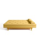 Ver imagem 5 de Sofá Cama 3 Lugares em Suede Tokio Yescasa