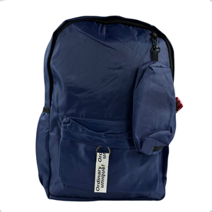 Mochila Urban Charm Estilo e Funcionalidade com Design Sofisticado em Tecido Sintético com Estojo Az