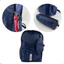 Ver imagem 3 de Mochila Urban Charm Estilo e Funcionalidade com Design Sofisticado em Tecido Sintético com Estojo Az