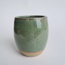 Ver imagem 4 de Copo de Cerâmica 200ml Verde Pântano para Água, Café, Chá