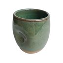 Ver imagem 1 de Copo de Cerâmica 200ml Verde Pântano para Água, Café, Chá