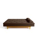 Ver imagem 7 de Sofá Cama Suede 3 Lugares Tokio Yescasa Marrom