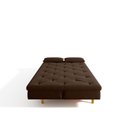 Ver mais imagens de Sofá Cama Suede 3 Lugares Tokio Yescasa Marrom