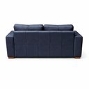 Ver imagem 7 de Sofá Decorativo Sala de Estar Champions 4 Lugares 240cm Bipartido Couro Azul Marinho - Mozzelar
