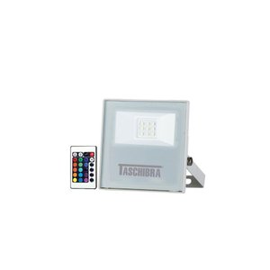 Refletor Tr Led 10w Rgb - Taschibra Branco