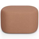Ver imagem 5 de Kit 2 Puffs Decorativos Orgânico para Living Quarto 70cm Doha W01 Linho Rosê - Lyam Decor