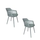 Ver imagem 1 de Kit com 2 Cadeira Marcela Montreal Sala Cozinha Jantar 140pp Cinza