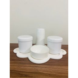 Kit Organizador c/ Garrafa Térmica + Bandeja Nuvem - 1