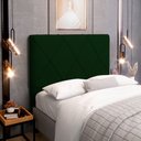Ver imagem 6 de Cabeceira Cama Box Casal Queen Size Mel 160cm com Frame Veludo Verde - Abmaza