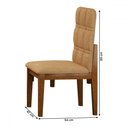 Ver imagem 5 de Mesa de Jantar 6 Lugares Royal com Vidro Cinamomo/off White - Panorama Móveis