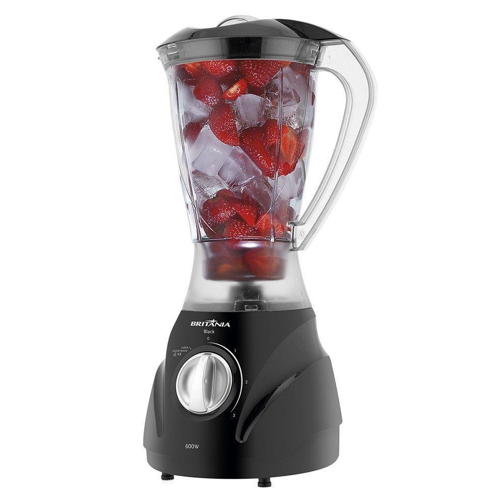 Liquidificador Black 2,1 Litros Britânia Preto 127v - 4