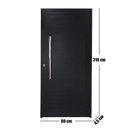 Ver imagem 5 de Porta Lambril de Alumínio 210 X 80cm com Puxador Linha 30 Lado Direito