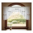 Ver imagem 7 de Cortina Bando Renda Cascata Siena Cozinha Estampa 3,15x0,95:Bule Dourado