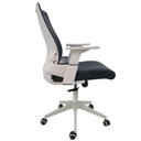 Ver imagem 3 de Cadeira de Escritório Presidente Fox Office Giratória Tela Mesh Cinza F1251