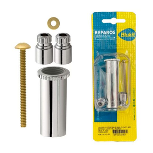 Prolongador P/ Registro Padrão Deca E Similares Cromado 20mm