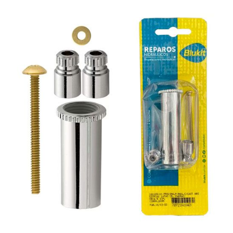 Prolongador P/ Registro Padrão Deca E Similares Cromado 20mm