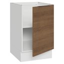 Ver imagem 6 de Balcão de Cozinha 50cm 1 Porta (sem Tampo) Branco/rustic Stella Madesa