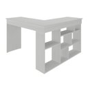 Ver imagem 4 de Escrivaninha Mesa Escritório 115,5x120cm em L 8 Nichos Montecello Yescasa