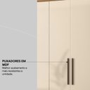 Ver imagem 7 de Guarda Roupa Casal Mdf 06 Portas 62080 Amendola Off White Demobile
