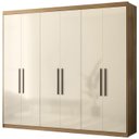 Ver imagem 1 de Guarda Roupa Casal Mdf 06 Portas 62080 Amendola Off White Demobile