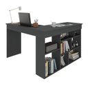 Ver imagem 2 de Escrivaninha Mesa Escritório 115,5x120cm em L 8 Nichos Montecello Yescasa