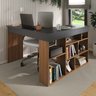 Mesa de Escritório 115,5x120cm em L 8 Nichos Montecello Yescasa - 6