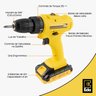 Parafusadeira Furadeira 12v Kit com 2 Baterias 25 Acessórios - 2