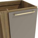 Ver imagem 3 de Balcão de Canto Cozinha Botanic 98cm 01 Porta M625 Kappesberg - Nogueira/fendi