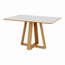 Ver imagem 4 de Conjunto Mesa de Jantar com 4 Cadeiras Retrô Estofada e Encosto Palinha Dalla Costa